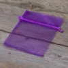 Bolsas de organza 10 x 13 cm - violeta oscuro Bolsas de organza
