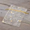 Bolsas de organza 10 x 13 cm - Navidad / 8 Uso