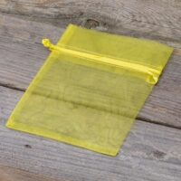 Bolsas de organza 11 x 14 cm - amarillo Semana Santa