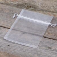 Bolsas de organza 11 x 14 cm - blanco Jabones