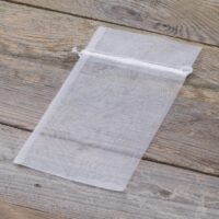 Bolsas de organza 11 x 20 cm - blanco Bolsas blancas