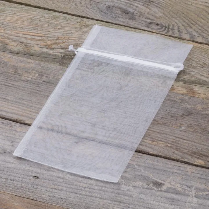 Bolsas de organza 11 x 20 cm - blanco Bolsas blancas