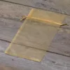 Bolsas de organza 11 x 20 cm - dorado Bolsas medianas