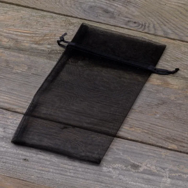 Bolsas de organza 11 x 20 cm - negro Halloween