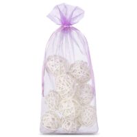 Bolsas de organza 11 x 20 cm - violeta claro