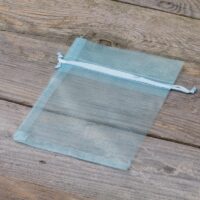 Bolsas de organza 12 x 15 cm - azul claro Bolsas medianas