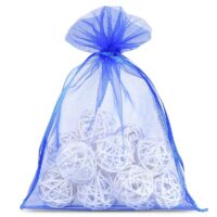 Bolsas de organza 12 x 15 cm - azul Bolsas azules