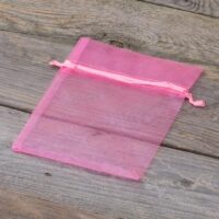 Bolsas de organza 12 x 15 cm - rosa Bolsas de organza