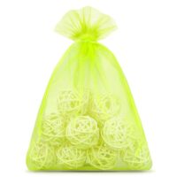 Bolsas de organza 12 x 15 cm - verde claro Bolsas verdes