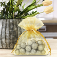 Bolsas de organza 12 x 15 cm - verde Lavanda y productos secos perfumados