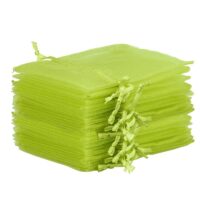 Bolsas de organza 12 x 15 cm - verde Semana Santa