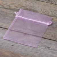 Bolsas de organza 12 x 15 cm - violeta claro Bolsas pequeñas 12x15 cm