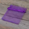 Bolsas de organza 12 x 15 cm - violeta oscuro Día de la Mujer
