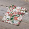 Bolsas de organza 12 x 15 cm - Navidad / 5 Bolsas con impresion