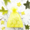 Bolsas de organza 13 x 18 cm - amarillo Bolsas medianas 13x18 cm