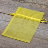 Bolsas de organza 13 x 18 cm - amarillo Bolsas medianas