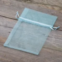 Bolsas de organza 13 x 18 cm - azul claro Semana Santa