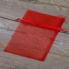 Bolsas de organza 13 x 18 cm - rojo Bolsas medianas