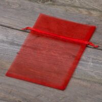 Bolsas de organza 13 x 18 cm - rojo Bolsas medianas