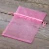 Bolsas de organza 13 x 18 cm - rosa Bolsas ocasionales