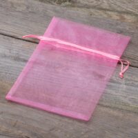 Bolsas de organza 13 x 18 cm - rosa Bolsas ocasionales