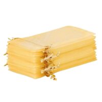 Bolsas de organza 13 x 27 cm - dorado Bolso de la Navidad