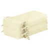Bolsas de organza 13 x 27 cm - ecru Bolsas ecru