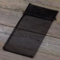 Bolsas de organza 13 x 27 cm - negro Halloween