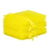 Bolsas de organza 15 x 20 cm - amarillo San valentín