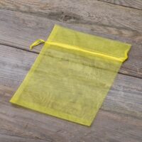 Bolsas de organza 15 x 20 cm - amarillo Semana Santa