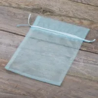 Bolsas de organza 15 x 20 cm - azul claro Bautismo