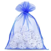 Bolsas de organza 15 x 20 cm - azul Bolsas azules