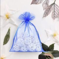 Bolsas de organza 15 x 20 cm - azul Bolsas medianas 15x20 cm