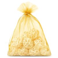 Bolsas de organza 15 x 20 cm - dorado Bolsas de oro