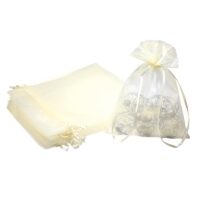 Bolsas de organza 15 x 20 cm - ecru Jabones