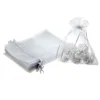 Bolsas de organza 15 x 20 cm - gris plata Baby Shower