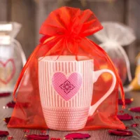 Bolsas de organza 15 x 20 cm - rojo San valentín