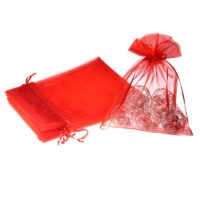 Bolsas de organza 15 x 20 cm - rojo Bolsas de organza