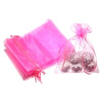 Bolsas de organza 15 x 20 cm - rosa Bolsas de organza