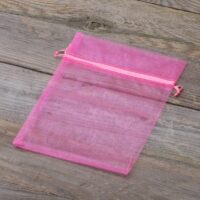 Bolsas de organza 15 x 20 cm - rosa Bautismo