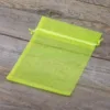 Bolsas de organza 15 x 20 cm - verde claro Bolsas medianas