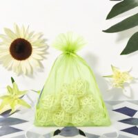 Bolsas de organza 15 x 20 cm - verde Bolsas medianas 15x20 cm