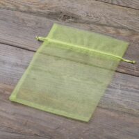 Bolsas de organza 15 x 20 cm - verde Bolsas de organza