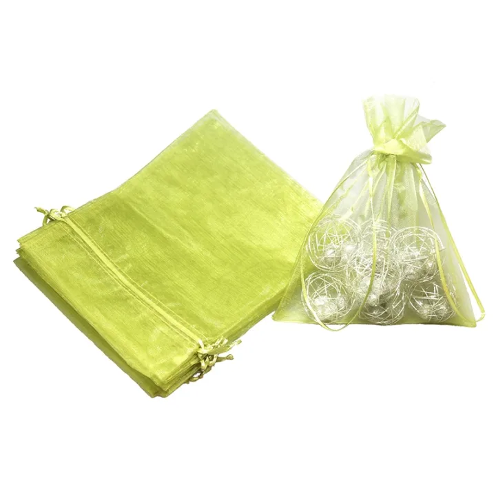 Bolsas de organza 15 x 20 cm - verde Jabones