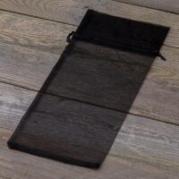 Bolsas de organza 15 x 33 cm - negro Bolsas medianas