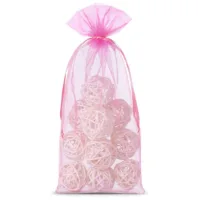 Bolsas de organza 15 x 33 cm - rosa Bolsas medianas 15x33 cm