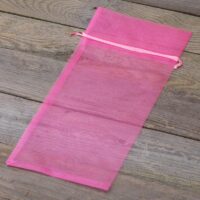 Bolsas de organza 15 x 33 cm - rosa San Valentín