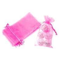 Bolsas de organza 15 x 33 cm - rosa Bautismo