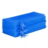 Bolsas de organza 16 x 37 cm - azul Decoraciones interiores