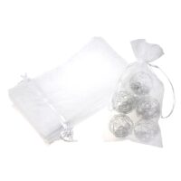Bolsas de organza 16 x 37 cm - blanco Bolsas de organza